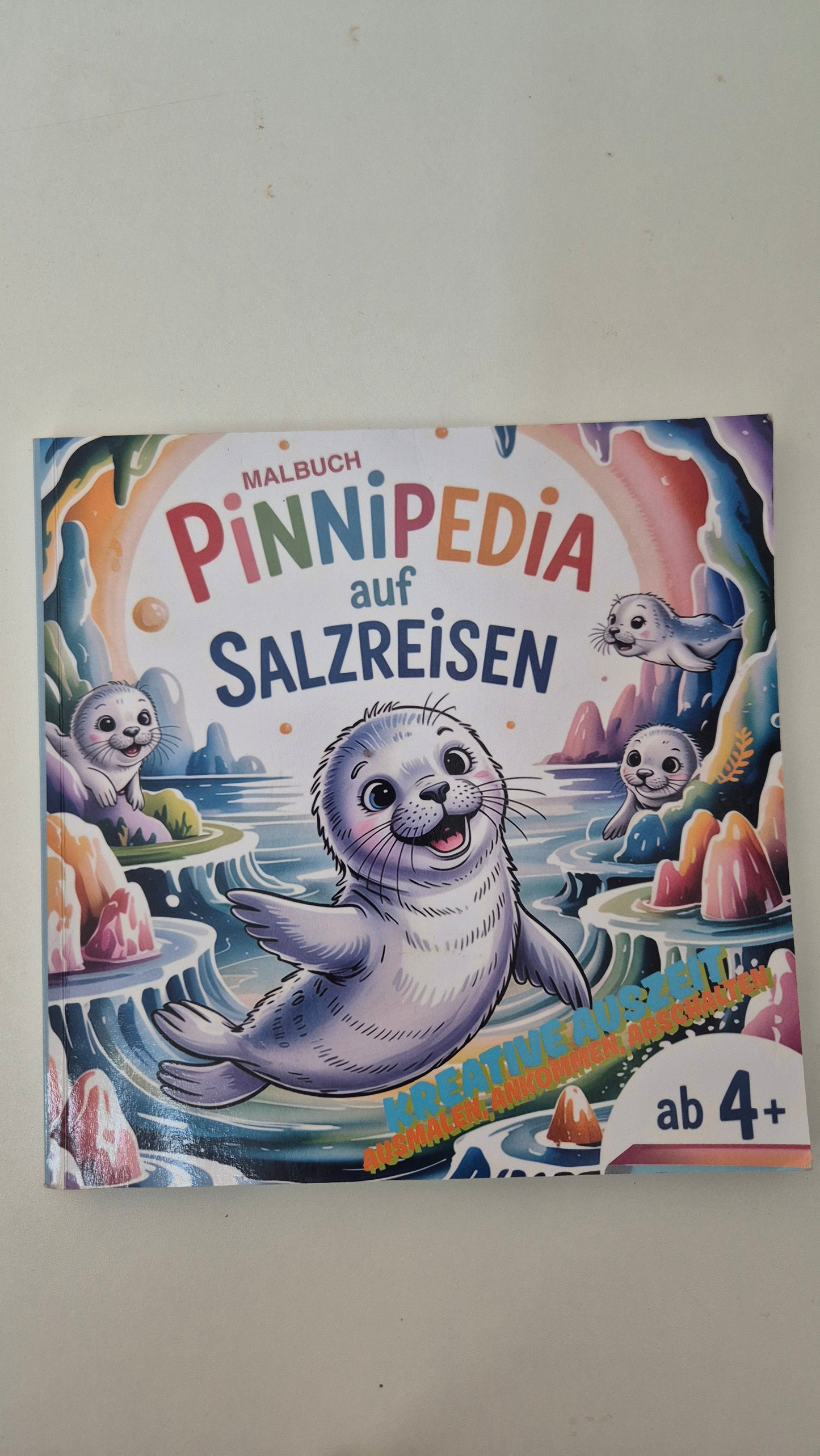 Einzigartiges Malbuch für Kinder & Erwachsene - Enspannung & Kreativität mit Pinnipedia