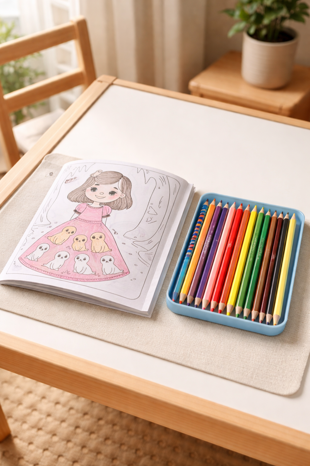 Einzigartiges Malbuch für Kinder & Erwachsene - Enspannung & Kreativität mit Pinnipedia