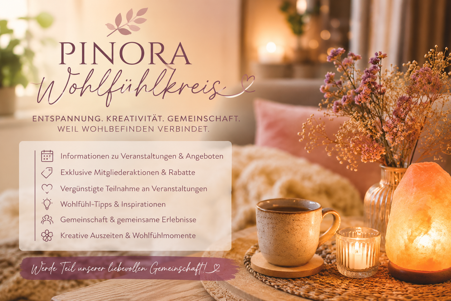 PINORA Wohlfühlkreis -Mitgliedschaft