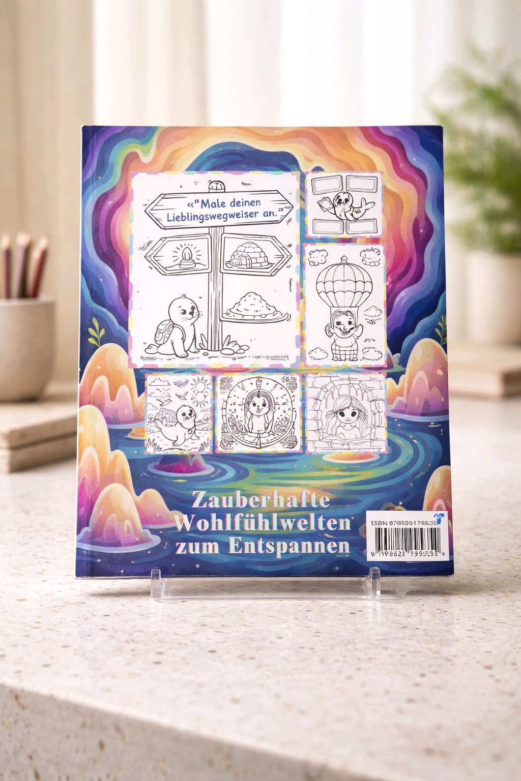Einzigartiges Malbuch für Kinder & Erwachsene - Enspannung & Kreativität mit Pinnipedia